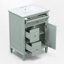 Ensemble de meuble-lavabo simple 24 "avec plateau en céramique-1828597787-1828597789