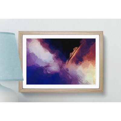 Roll of the World in Abstract - Picture Frame Painting Print