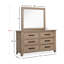 Commode à 2 tiroirs avec miroir de paysage et commode à tiroirs Exaucet-872650079