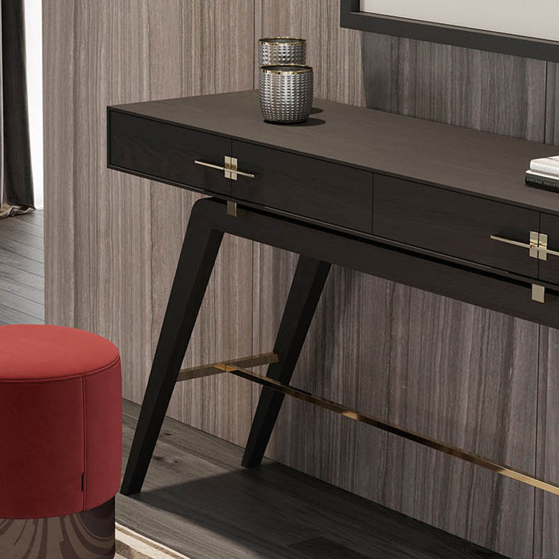 Console de luxe pour hall d'entrée italien, H 33,5 po x l 47,2 po x P 11,8 po