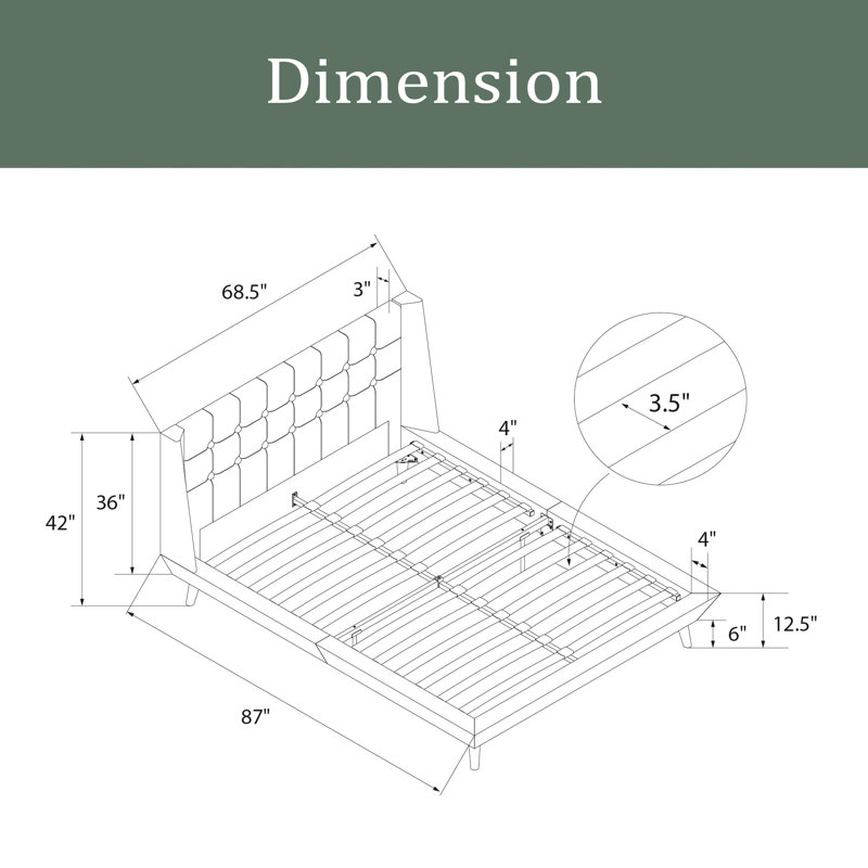 Queen Upholstered Bed