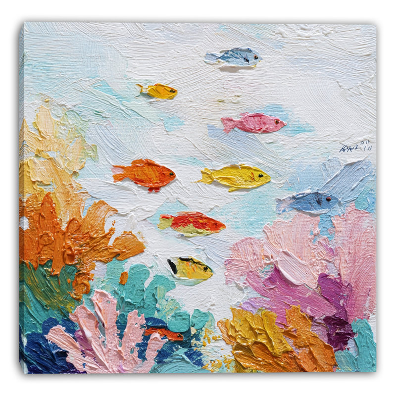 Art mural sur toile tendue Tropical Harmony