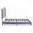 Curved Tufted Upholstered Platform Bed, Bedroom Queen Size Bed With Cool Gray Velvet and LED Accent Lighting-1380780864