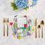 Paint Splatter Hemstitch 22" Linen/Cotton Napkin