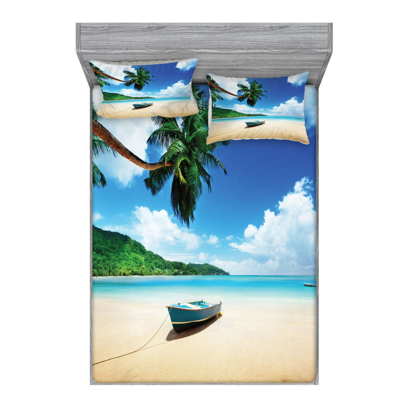 Microfiber Sheet Set, Queen Sheet Set with Fitted Sheet