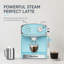 Machine à espresso semi-automatique avec mousseur à lait et manomètre