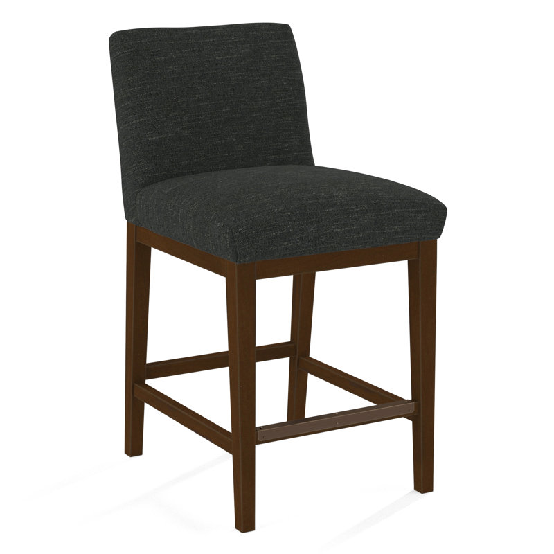 Upholstered Stool, Pecan, Rumor Bliss