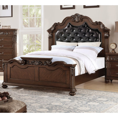 Ensemble de chambre à coucher 3 pièces avec tables de chevet 3 pièces