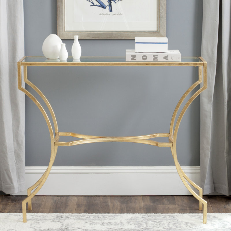 Abu 101cm Console Table, Gold