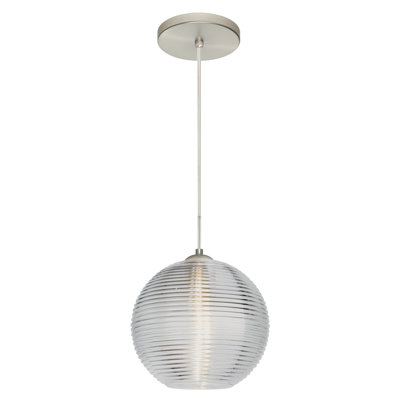 Luminaire sphère suspendu 1 lumières simple Kristall