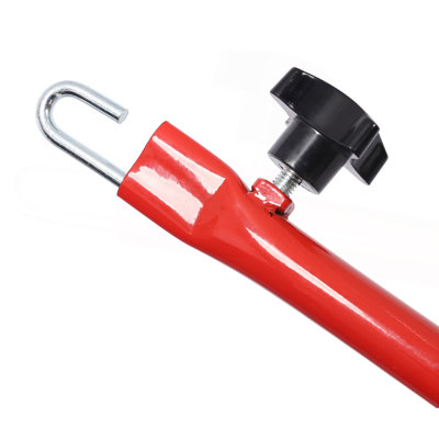 Hatch Jammer Holder Support Rod Replacement,Retractable Car Door Jammer Kit,Replacement Car Trunk Lift Gate Support For Automotive Paint Polishing Door Fixing,RED
