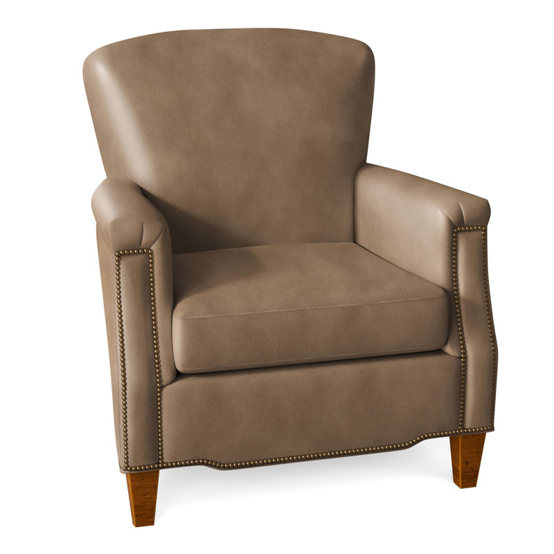 Vincent Armchair, French Natural, New Classiques, Aline Fumo Genuine Leather