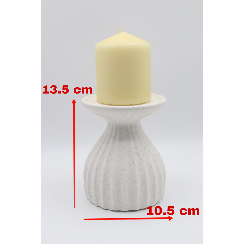 2 Piece Ceramic Candle Accessories Set