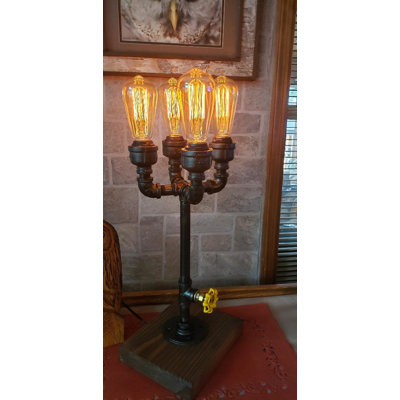 Casandra Solid Wood Desk Lamp