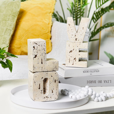 Serre-livres décoratif avec design Love