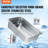VEVOR Full Size Anti-Jam Steam Pan 6-Inch Deep Table Pan