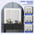 Modern Black Vanity Table with LED Mirror, Built-In Power Hub & Ample Storage