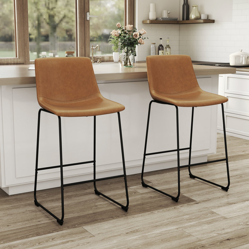 Tabouret de bar 28,5 po H, Brun, 2, Tabouret de bar (siège d'une hauteur de 28,5 po)