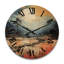 Horloge murale en bois massif Minke-1269372101