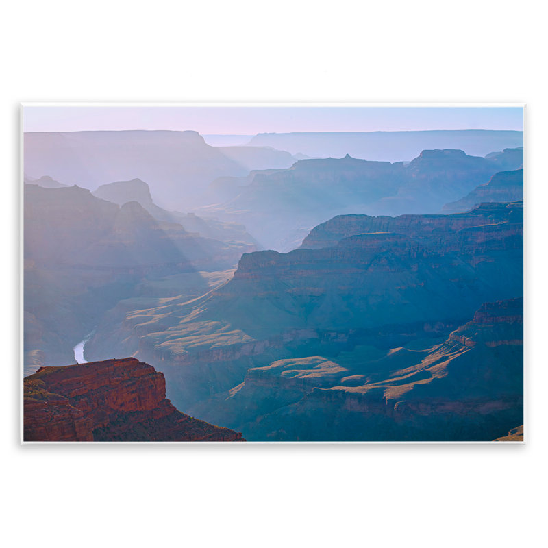 «Sun Rays Mountain Mesa» par Marty Hulsebos, H 13 po x l 19 po