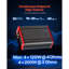 Amplificateur audio de voiture à 4 canaux 4 Ohm Stable Bridable Class D pleine puissance amplificateur 4 x 120W @ 4 Ohm / 4 x 200W @ 2 Ohm pour voiture VUS Camion tout-terrain