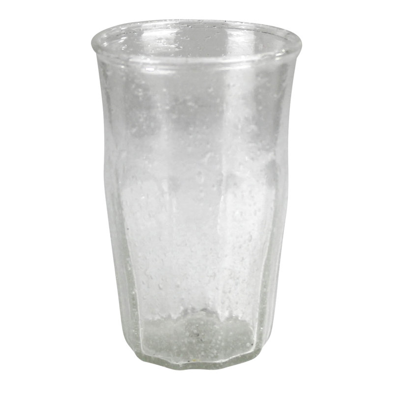 Peppered Glass Cup  8 Oz Capacity