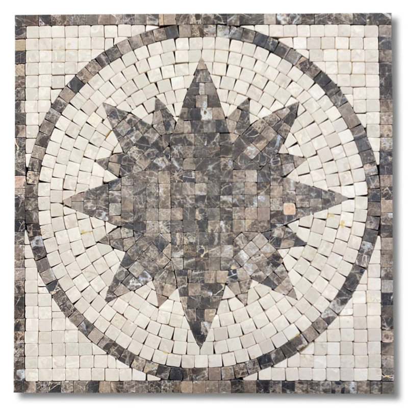 12" x 12" Marble Mosaic Sheet Wall Floor Use Tile