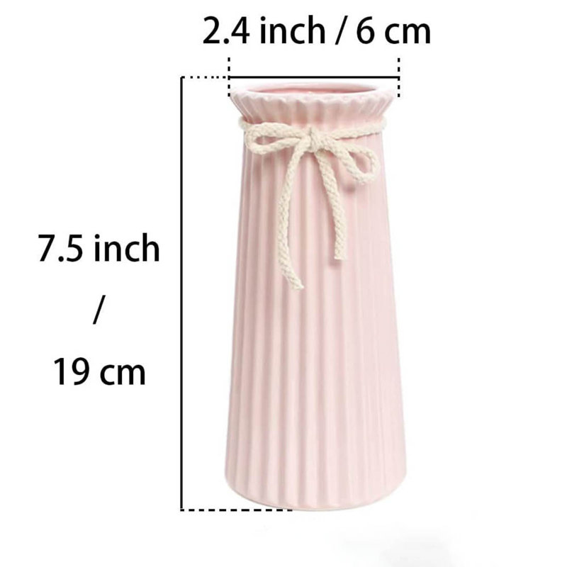 Ceramic Table Vase, Pink
