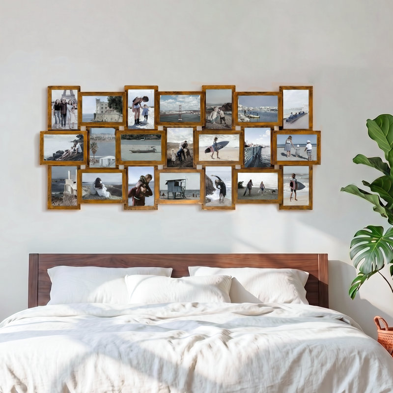 Cadre photo mural, Gold