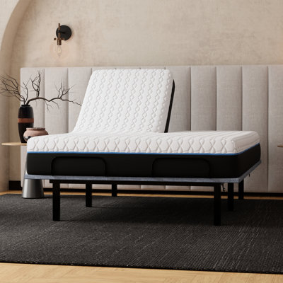 Split Top King Mattress 12 Inch, Cooling Fabric, Copper Memory, Gel Layers For Sleep Comfort Maximization Inch Mattress, Phase - Change, Layers, And Us Assurance