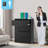 File Cabinet 4 Drawers With Lock, With Wheels
