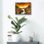  «Canyon Sunset 5» par David Drost, art mural en verre acrylique, 16 po x 12 po