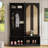 Farmhouse Hall Tree With Rattan Doors, Versatile 4-In-1 Seating Bench With 6 Hooks, Mid-Century Entryway Shoe Cabinet With Shelf For Living Room-824876394