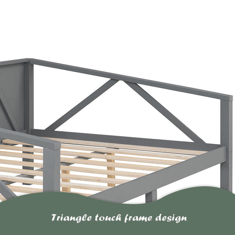 Daybed, Gray, Full