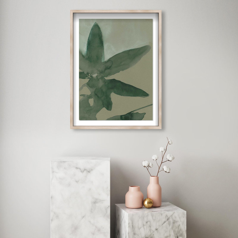 Oliver Gal Shadows I Floral & Botanical - Luxury Shadowbox Framed Wall Art, 32" H x 26" W, Cream