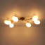 Plafonnier linéaire semi-encastré 6 lumières à intensité variable-1612005152-1635583925