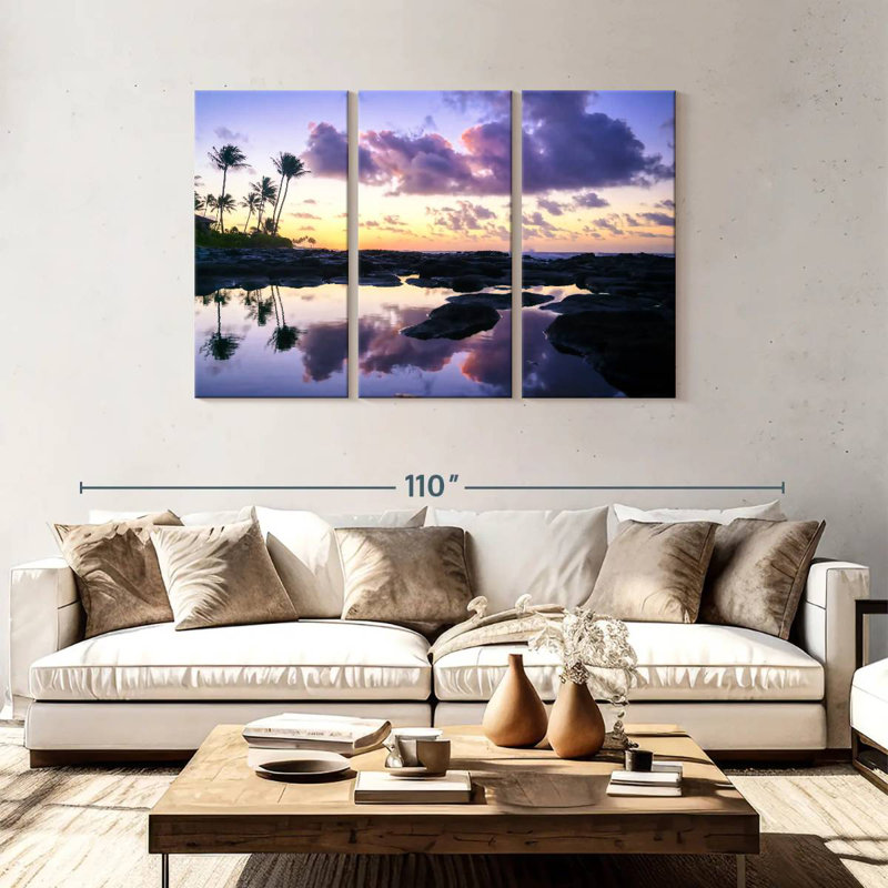 Gillard Kauai Sunrise Sky, H 48 po x l 74 po