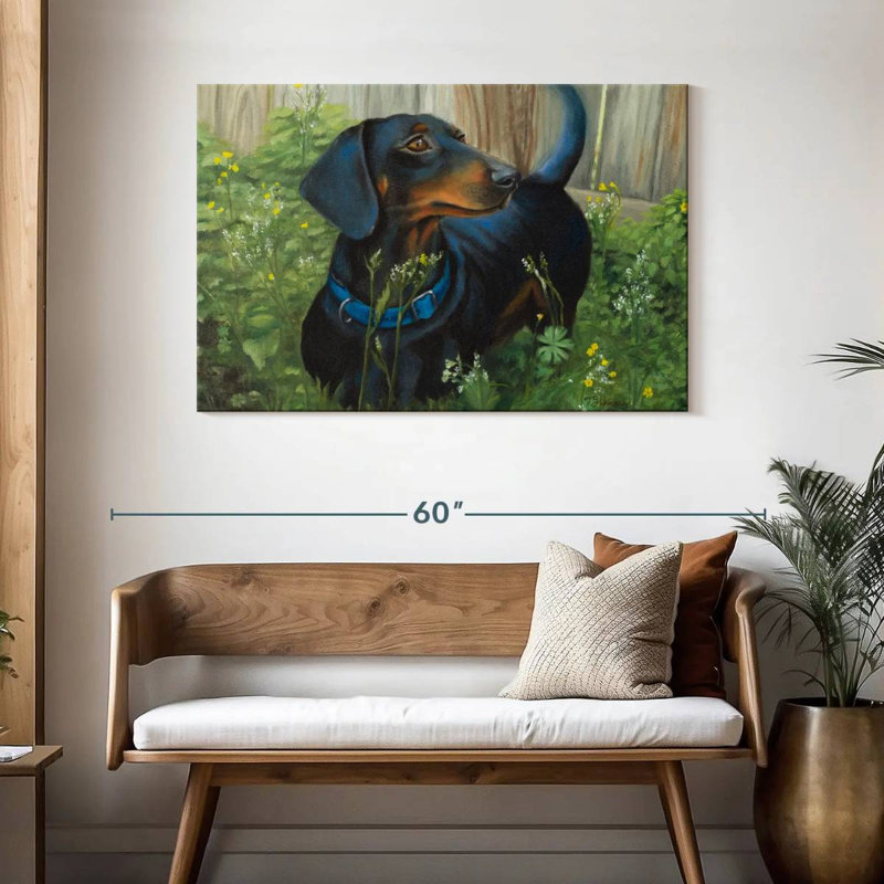 Brampt Dachshund, 30" H x 45" W