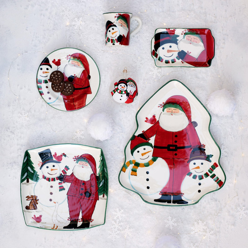 Old St. Nick Terra Bianca Dinner Plate
