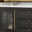 Armoire de salle de bain simple de style français.-569294327