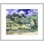 Chaumières à Cordeville Auvers-sur-Oise par Vincent van Gogh, impression giclée encadrée