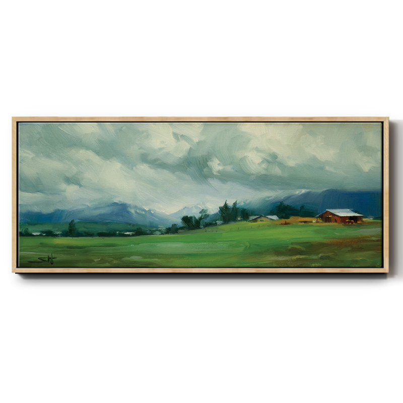 Wallowa Valley - toile encadrée, H 20 po x l 50 po