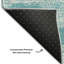 Premium Machine Washable Prisco Teal Rug-1182483156