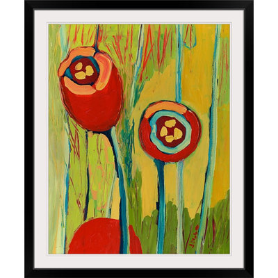 «Nolani Three Red Poppies», reproduction d'art