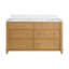 Meuble-lavabo double 60 po avec plateau en quartz Statuario Kennedy-120824471-121676804