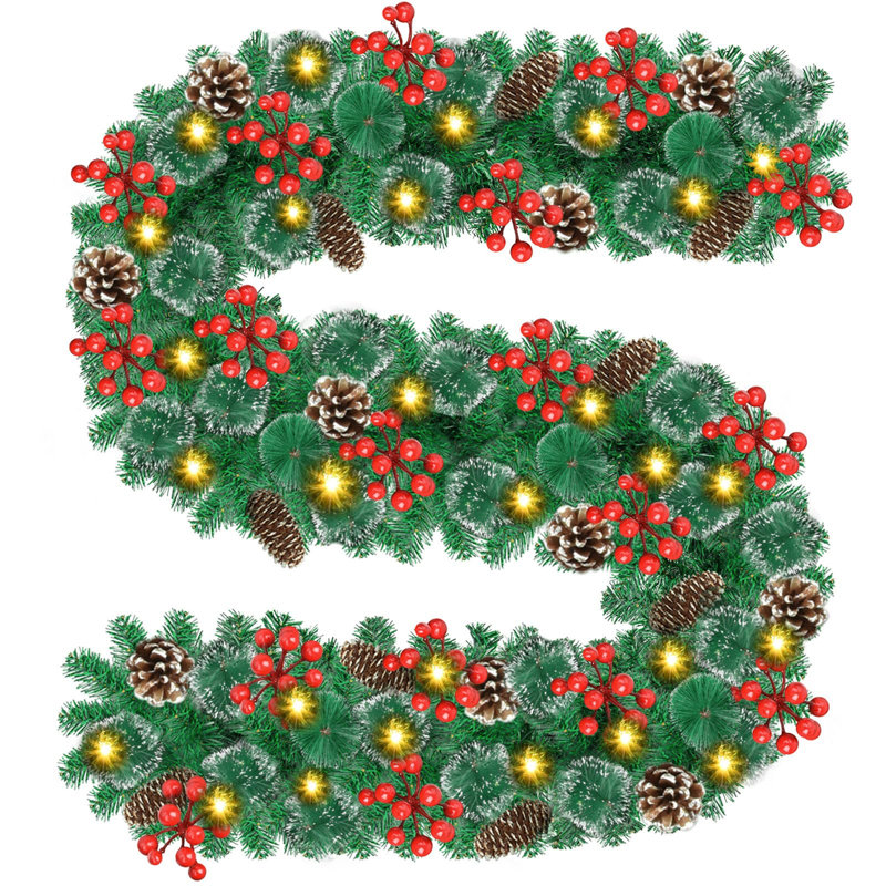 30cm Lighted Garland with Lights