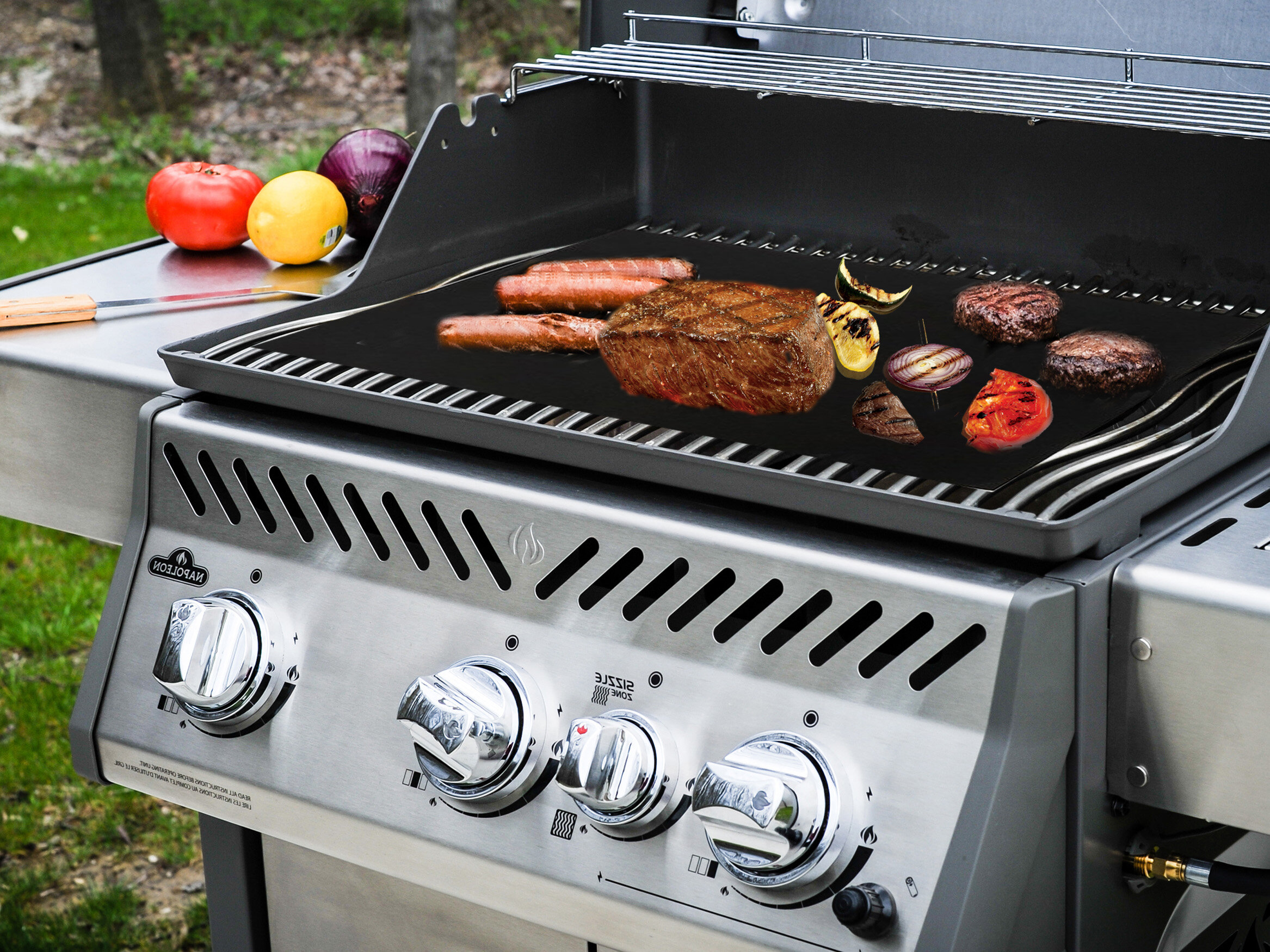 PBKay PTFE Non-Stick Dishwasher Safe BBQ Topper | Wayfair