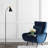 Zurcher 61 " Arched Floor Lamp
