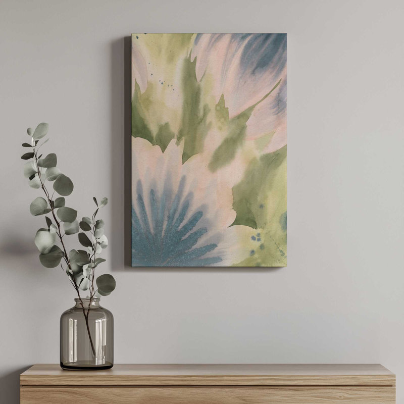 «Beneath the Wildflowers II» par Grace Popp, reproduction d'art sur toile, H 18 po x l 12 po, Noir