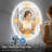 Bathroom Oval LED Mirror with Backlit, Anti Fog Lighted Vanity Mirror with Stepless Dimmable, ETL Listed, IP54 Waterproof, CRI90+, HD Tempered Glass-1443742887